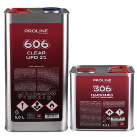 Akril átlátszó lakk PROLINE 606 ULTRA FAST HS 2:1 (5l lakk + 2,5l edző)
