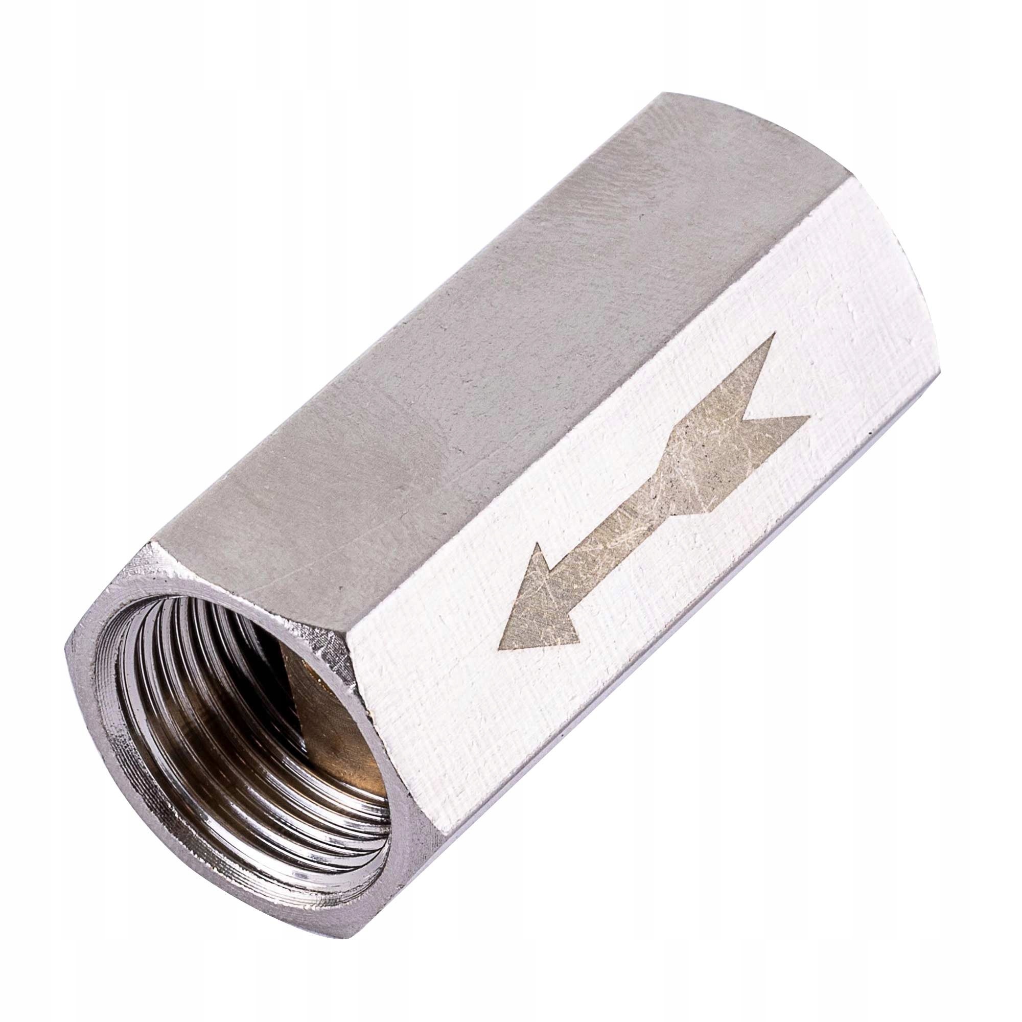Lineáris visszacsapó szelep 3/8" - 3/8" kompresszorokhoz és levegővezetékekhez