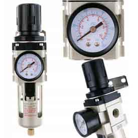 Nyomásszabályzó szűrővel AW3000-02, belső menet:1/4", 10mikronos