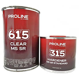 Kerámia átlátszó lakk PROLINE 615 PREMIUM MS 2:1 (1l lakk + 0,5l edző)