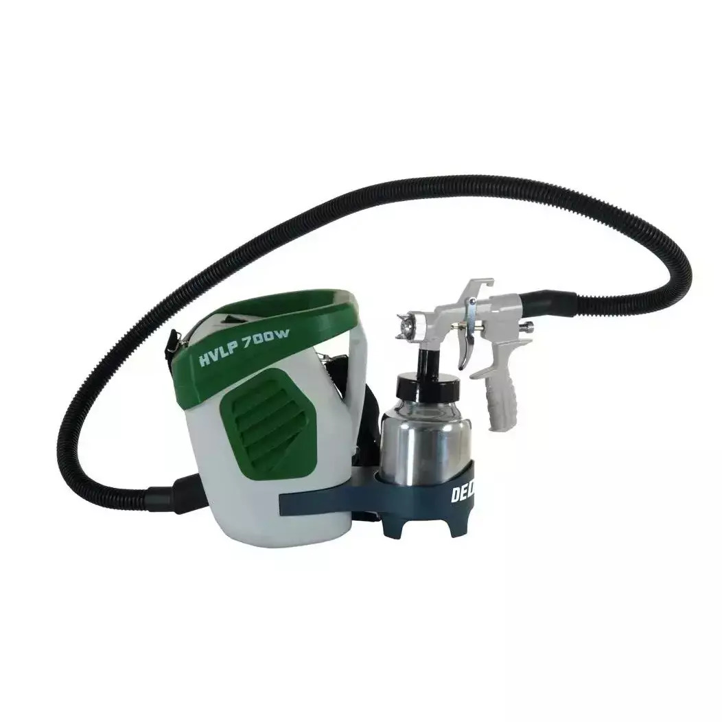 Elektromos szórópisztoly DEDRA DED7413 HVLP, 600 W, fúvókák: 1,8 + 2,5 mm