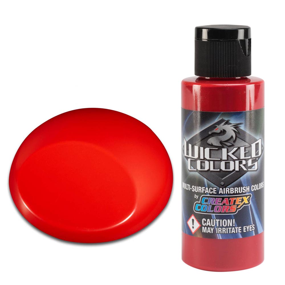 Wicked W015 Sötétvörös áttetsző airbrush festék 60ml