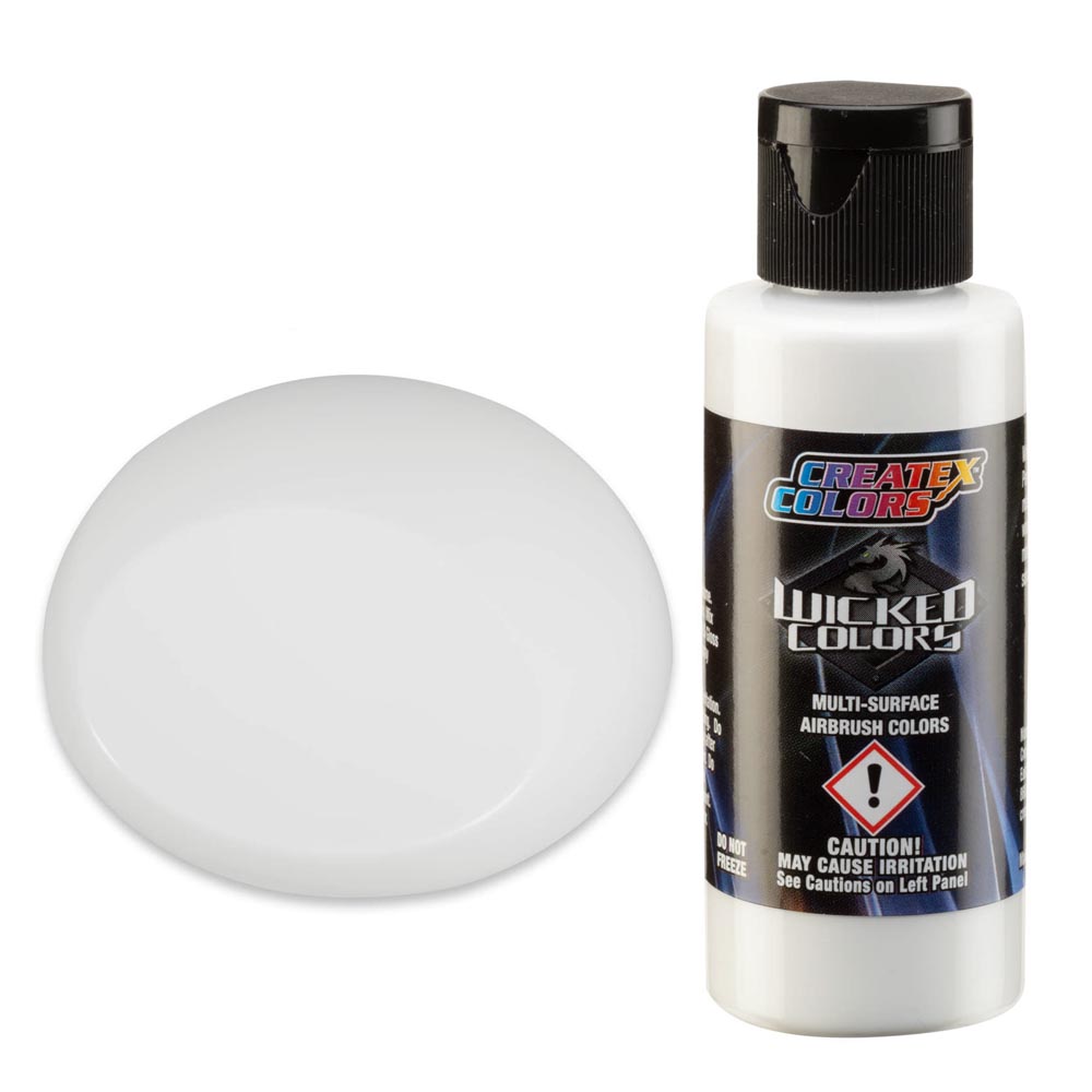 Wicked W017 Magasfényű fehér áttetsző airbrush festék 60ml