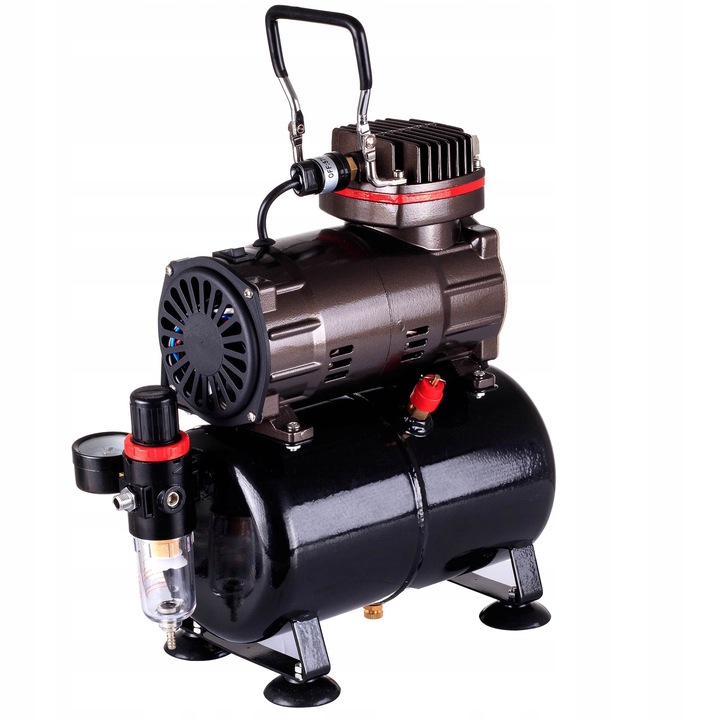 Olajmentes egyhengeres AirBrush kompresszor OCTAGON SUPERNOVA 8, csak 47dB