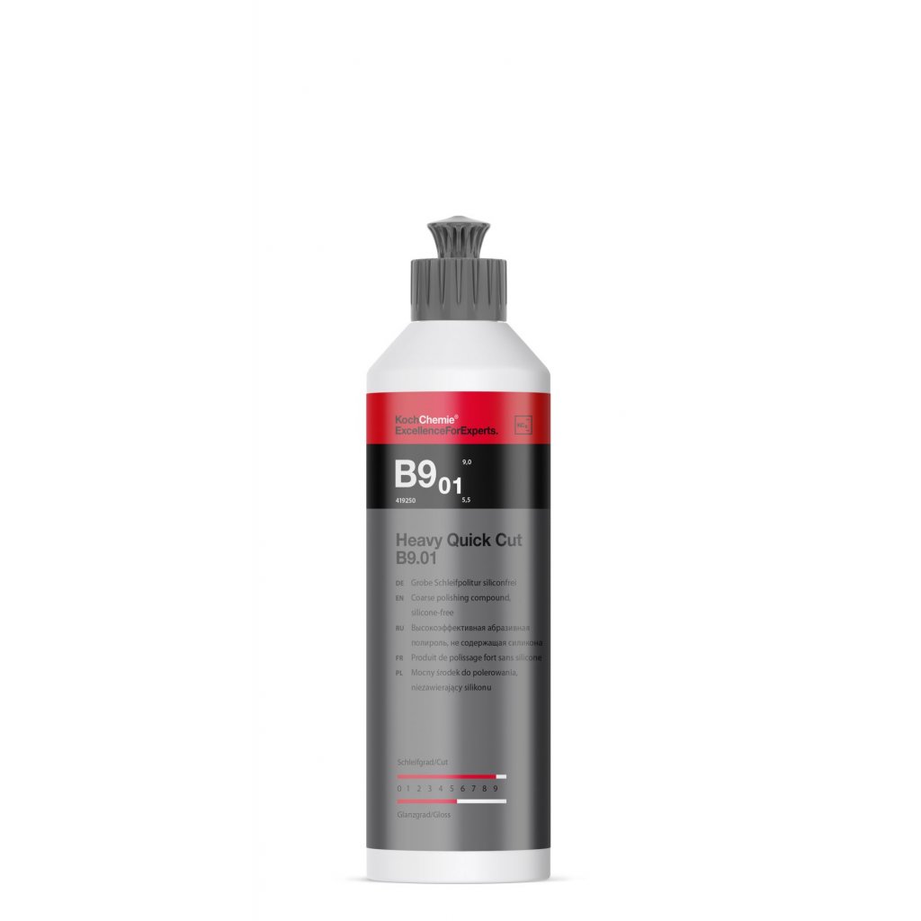 KochChemie Heavy Quick Cut B9.01 Durva gyorscsiszoló paszta, térfogat: 250 ml