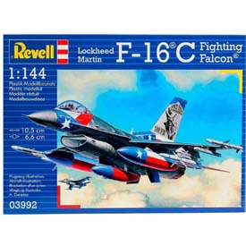 Revell Lockheed Martin F-16C Fighting Falcon Model Set repülőgép 03992 1:144, 70 részes