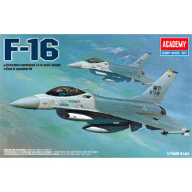 Academy F-16 modellkészlet repülőgép 1:144, 26 alkatrész