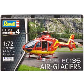 Revell AIRBUS EC135 Modellező készlet helikopter 1:72, 75 darab