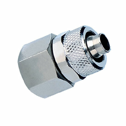 Levegő egyenes csatlakozó, belső menet G1/8", csőhöz: 6x4mm