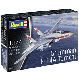 Revell Grumman F-14A Tomcat modellkészlet repülőgép 1:144, 49 alkatrész