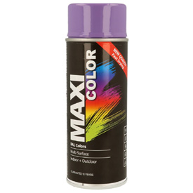 MaxiColor akril festék magasfényű fedőlakkal spray kiszerelésben, RAL4005, Űrtartalom: 400ml