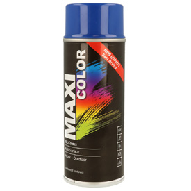MaxiColor akril festék magasfényű fedőlakkal spray kiszerelésben, RAL5002, Űrtartalom: 400ml
