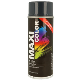 MaxiColor akril festék magasfényű fedőlakkal spray kiszerelésben, RAL7016, Űrtartalom: 400ml