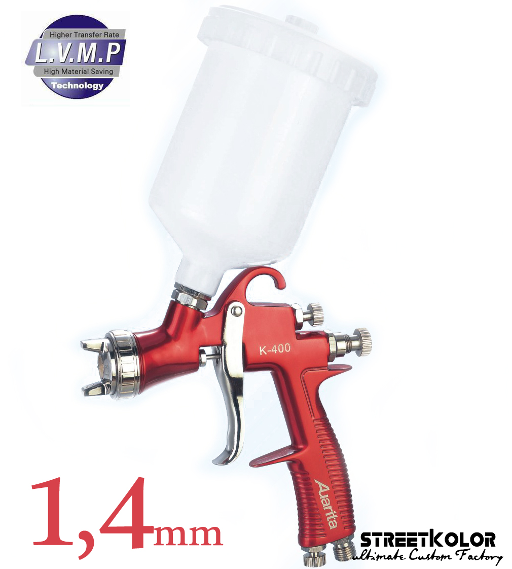 Auarita K-400 1,4mm szórópisztoly LVMP 155l/min.