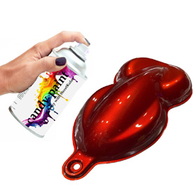 Candy LAVA RED festék spray, 400ml