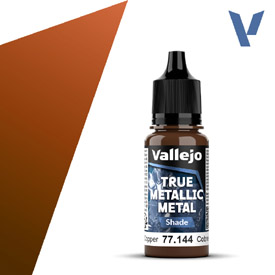 VALLEJO TRUE METALLIC 77.144 Rézmetál akril airbrush festék 18 ml