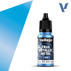 VALLEJO TRUE METALLIC 77.111 Kékmetál akril airbrush festék 18 ml