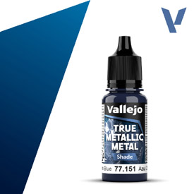 VALLEJO TRUE METALLIC 77.151 Kékmetál akril airbrush festék 18 ml