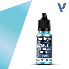 VALLEJO TRUE METALLIC 77.112 Türkizmetál akril airbrush festék 18 ml