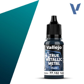 VALLEJO TRUE METALLIC 77.152 Türkizmetál akril airbrush festék 18 ml