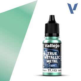VALLEJO TRUE METALLIC 77.113 Zöldmetál akril airbrush festék 18 ml
