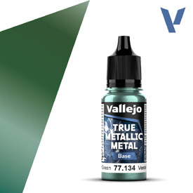 VALLEJO TRUE METALLIC 77.134 Zöldmetál akril airbrush festék 18 ml