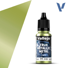 VALLEJO TRUE METALLIC 77.115 Zöldmetál akril airbrush festék 18 ml