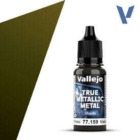 VALLEJO TRUE METALLIC 77.159 Aranymetál akril airbrush festék 18 ml