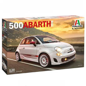 Italeri Fiat 500 Abarth 2008 modellautó-szett 1:24
