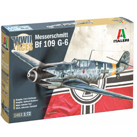 Italeri Messerschmitt Bf 109 G-2/G-6 Aces, repülőgép makett 1:72