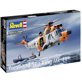 Revell Westland Sea King Mk. 41 helikopter makett, 1:72 méretarány, 132 alkatrész