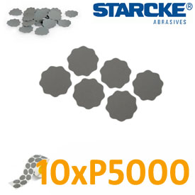 Starcke P5000 csiszoló virág (10 db) – öntapadós, 35mm