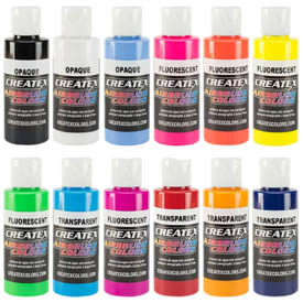 CreateX airbrush festék készlet nyári színek Summer Hues, 12x60ml (5818-00)