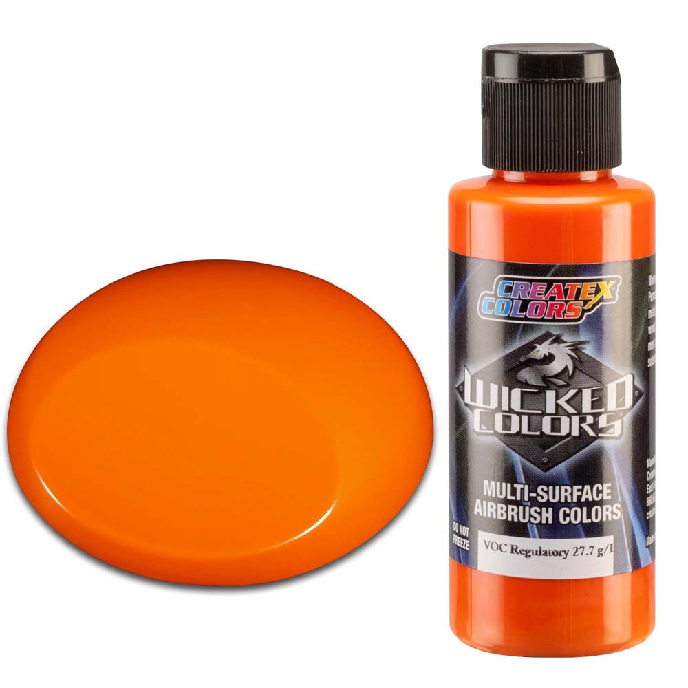 Wicked W082 narancssárga fedő airbrush festék 60ml