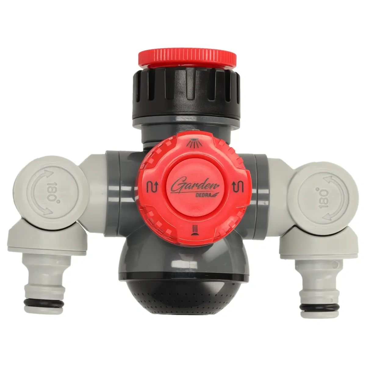 Kerti 360°-os kétutas vízelosztó csapra DEDRA 80N008K, 1/2" - 3/4"