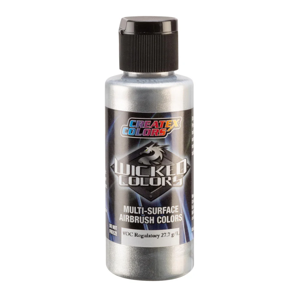 Wicked Metál alumínium airbrush festék CreateX W356 60 ml – Aluminum Coarse