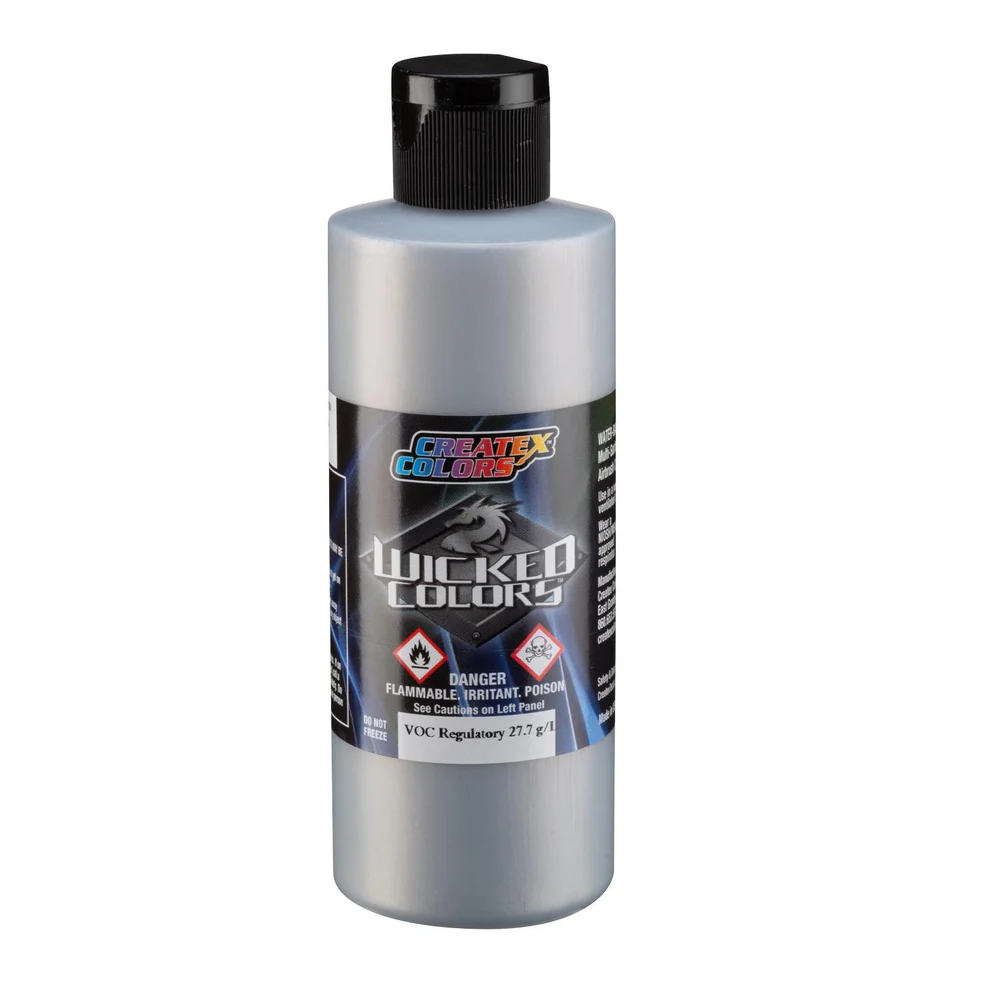 Wicked Króm ezüst airbrush festék CreateX W357 120 ml – Quicksilver Chrome