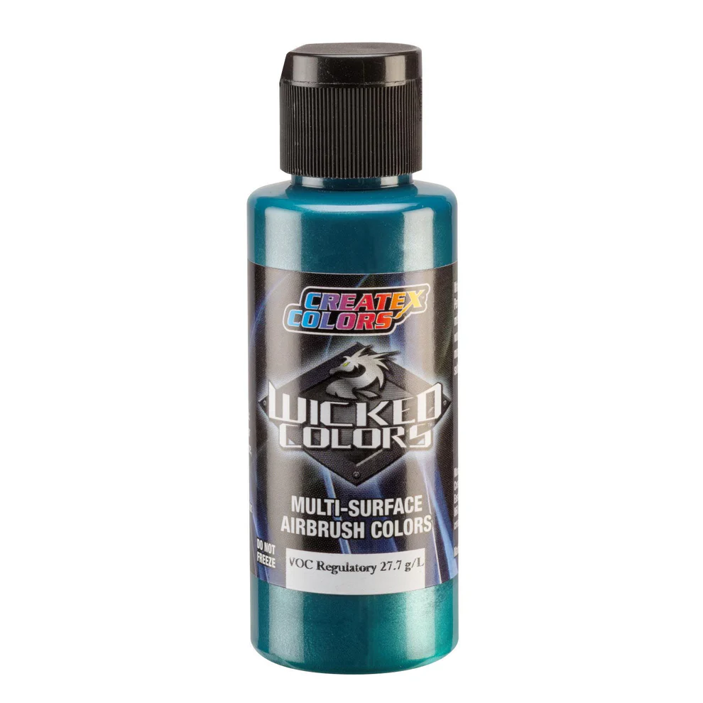 Wicked Pearl Zöld gyöngyház airbrush festék CreateX W308 60 ml – Pearl Green