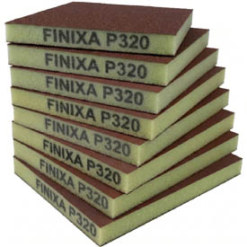 Finixa kétoldalas flexibilis szivacsos csiszoló, P320 szemcseméret, 1 darab