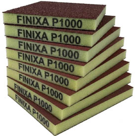 Finixa kétoldalas flexibilis szivacsos csiszoló, P1000 szemcseméret, 1 darab