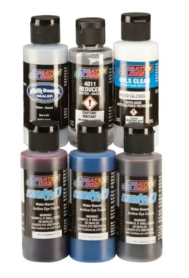 Createx candy2O Hobby Set – 4682-01 6 x 60 ml – Transzparens airbrush candy festék készlet