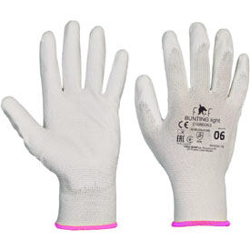 Fridrich & Fridrich BUNTING LIGHT munkavédelmi kesztyű fehér, 6-XS méret