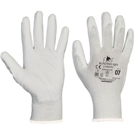 Fridrich & Fridrich BUNTING LIGHT munkavédelmi kesztyű fehér, 7-S méret