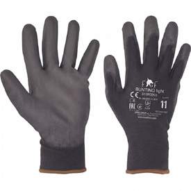 Fridrich & Fridrich BUNTING LIGHT munkavédelmi kesztyű fekete, 11-XXL méret