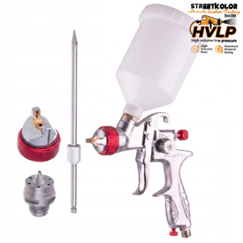 Auarita H-887P HVLP festékszóró pisztoly 1,3 mm + 1,7 mm készlet (170-300 l/perc)