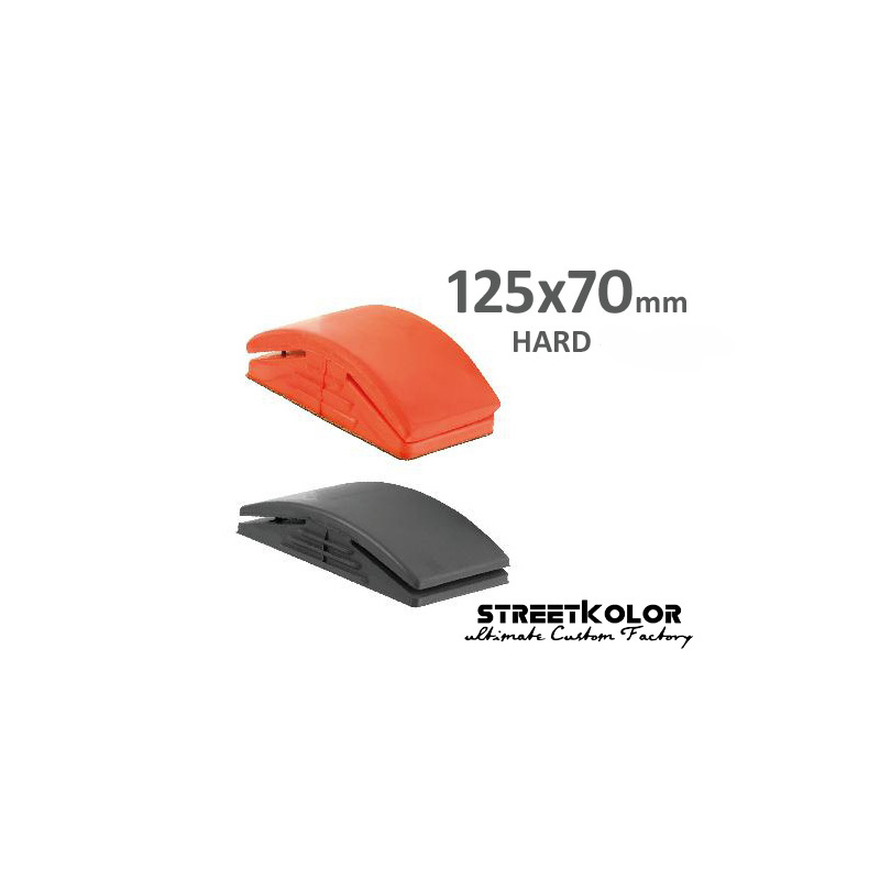 Kemény gumigyalu 125x70mm fekete