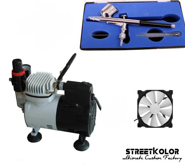 Airbrush szett: AF18-2 kompresszor + HS-30 AIRBRUSH
