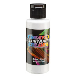 Illusztrációs Fehér airbrush festék CreateX 60 ml – 5050 Transparent White