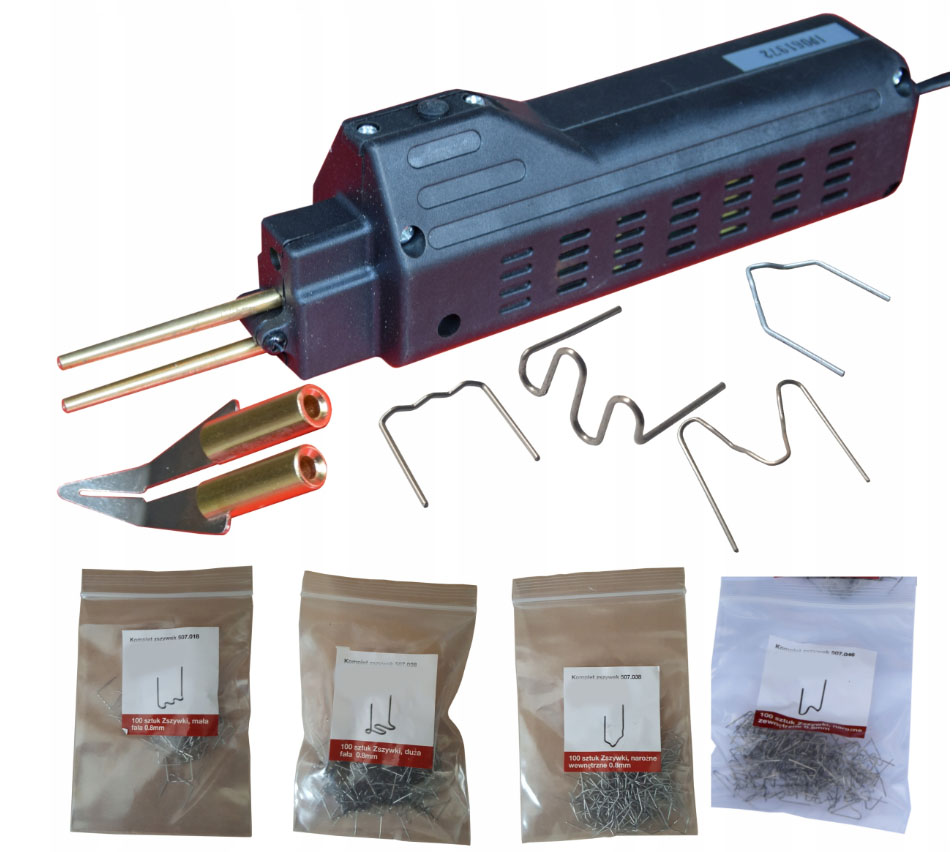Műanyag hegesztő 70W + 400x hegesztőhuzal