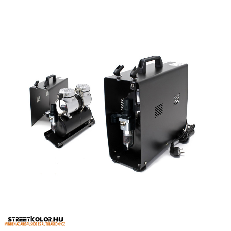 FENGDA ® AS-196A kéthengeres airbrush kompresszor